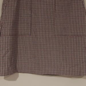 Ann Taylor Factory Black and White Patterned A-Line Skirt
